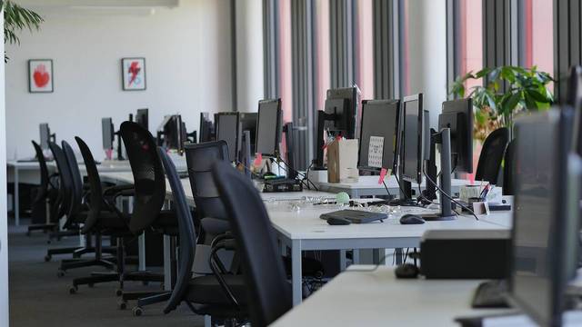 Ein leeres Büro