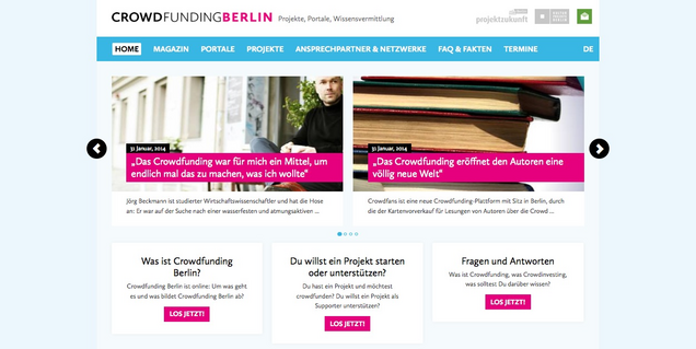 Crowdfunding Berlin Website