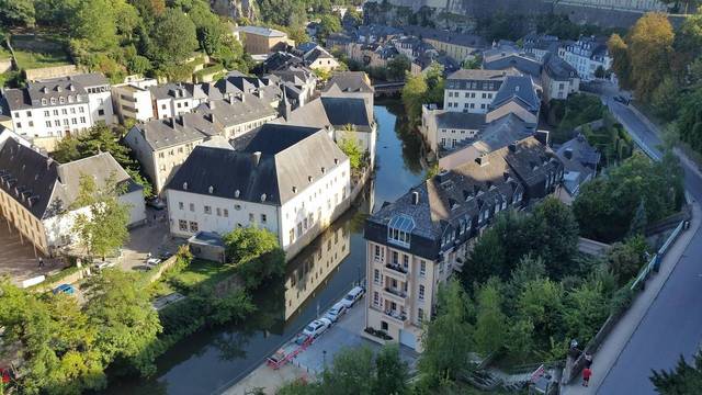 Luxemburg aus der Vogelperspektive