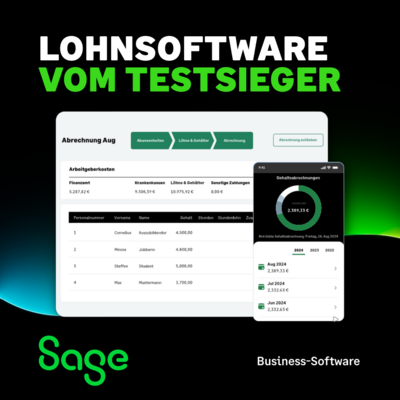 Zum Testsieger Sage Payroll