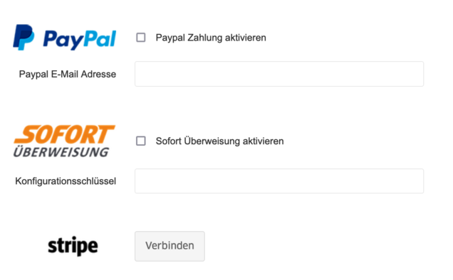 Online-Zahlungswege der FastBill GmbH