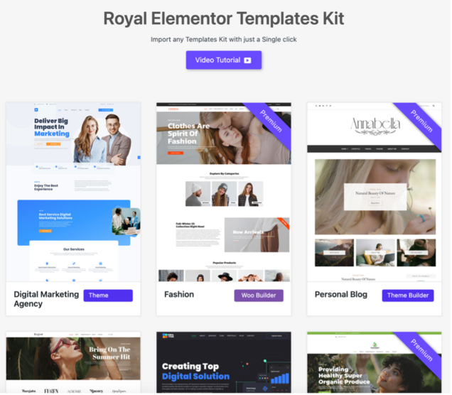 WordPress Template Kit - Elementor-Themes 