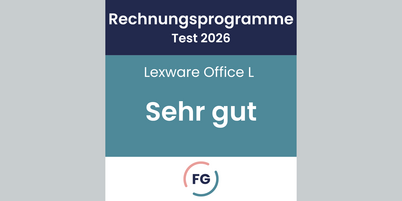 Siegel Platz 2 Rechnungsprogramm-Vergleich aktuell