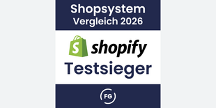 Shopify belegt den 1. Platz im Shopsystem-Vergleich